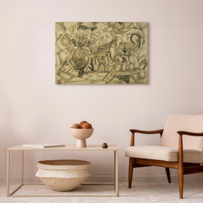 Leinwandbild - Frida Kahlo – Karma