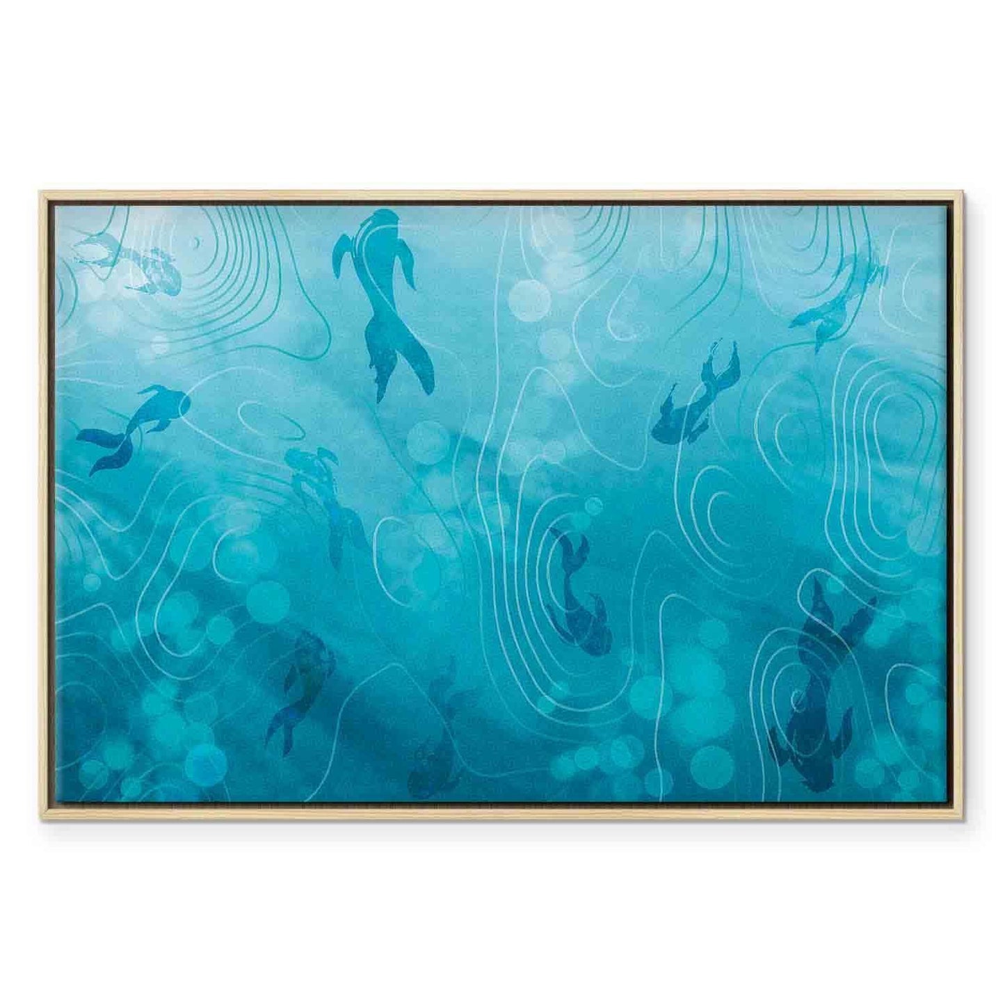 Leinwandbild - Japanese pond