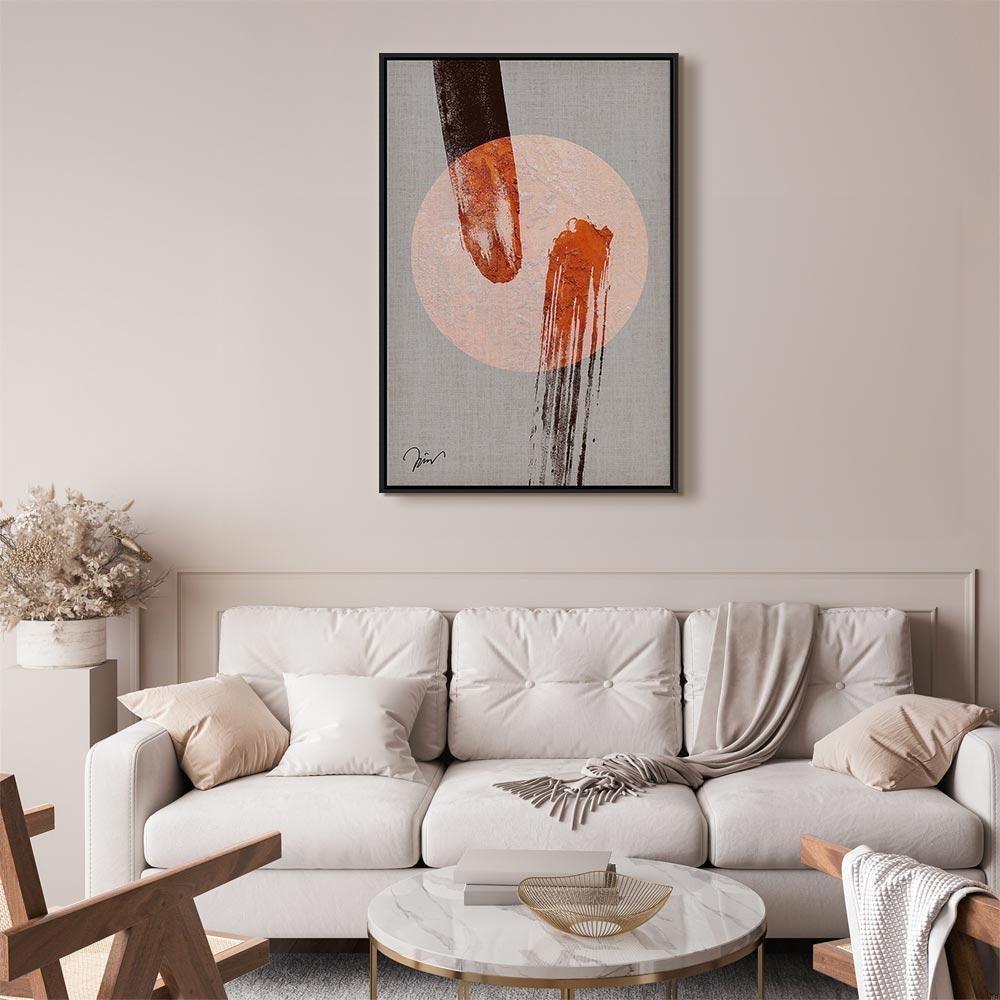 Leinwandbild - Two Comets (1 Part) Vertical