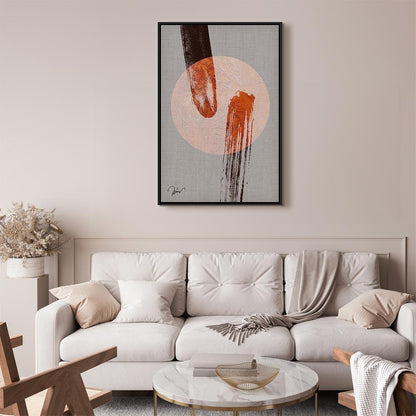 Leinwandbild - Two Comets (1 Part) Vertical