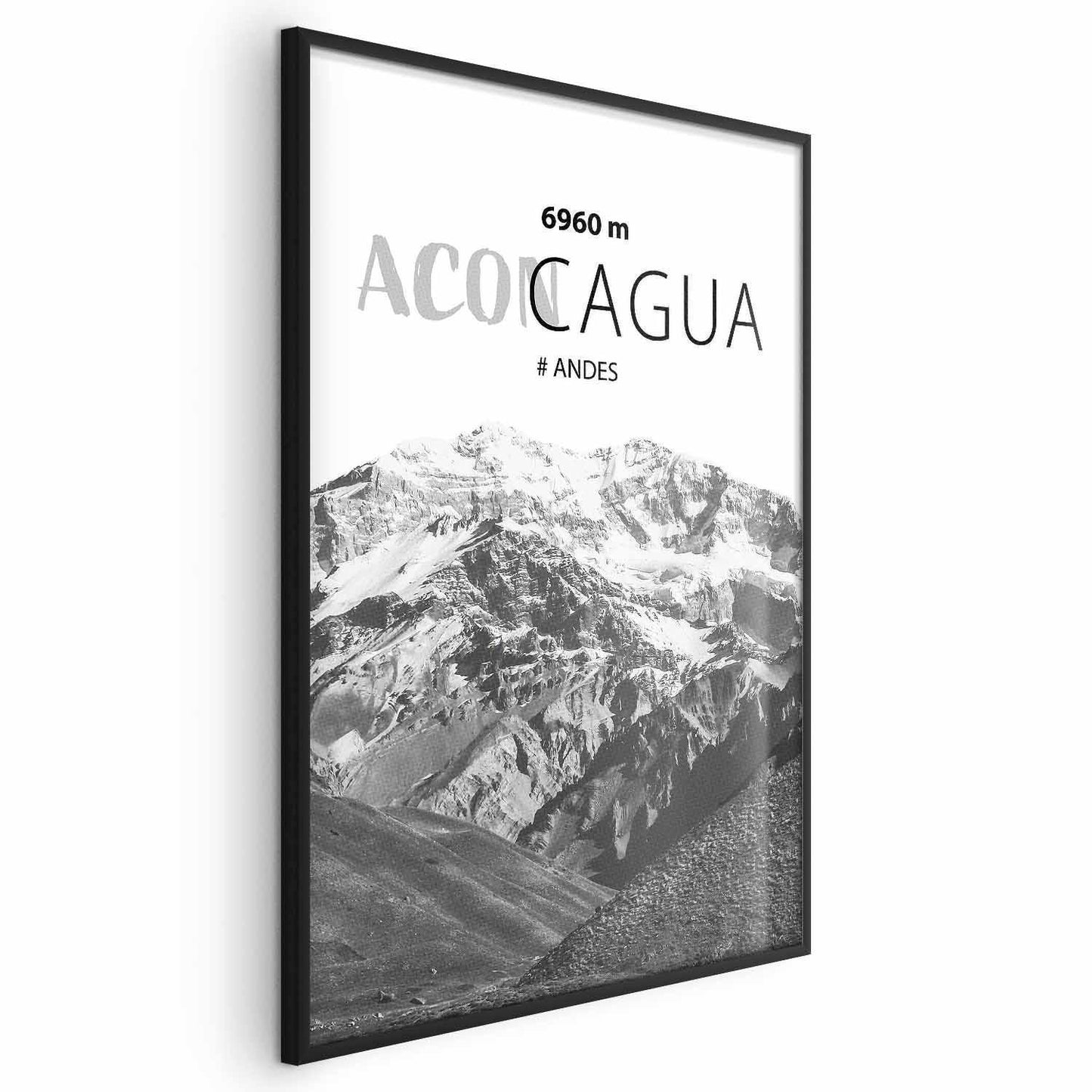 Poster - The majestic peak of Aconcagua mountain crown mountain landscape
