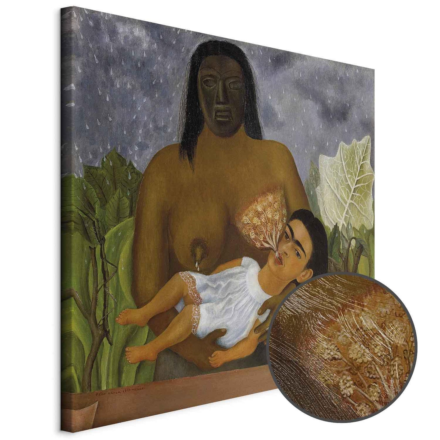 Leinwandbild - Frida Kahlo – My Nurse and I