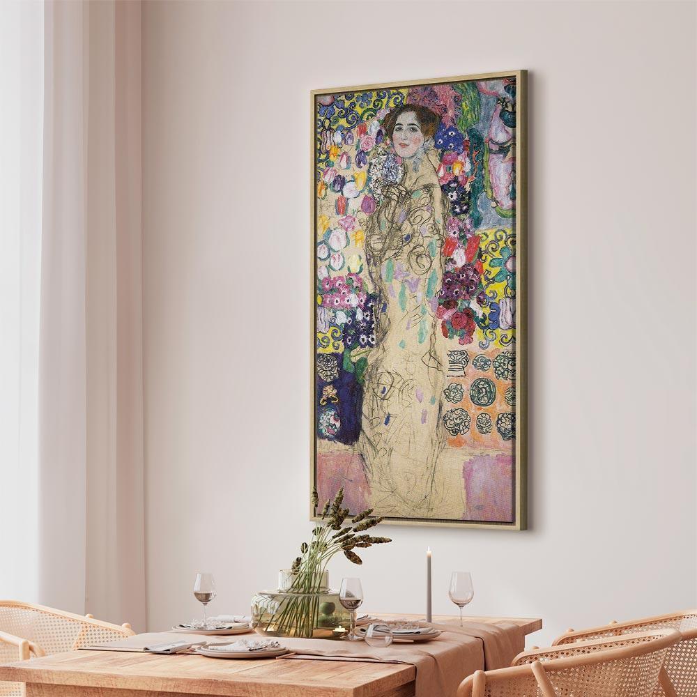 Leinwandbild - Gustav Klimt – Portrait of Maria Munk