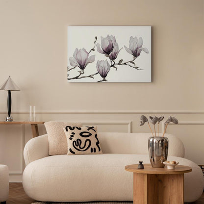 Leinwandbild - Painted Magnolias (1 Part) Wide