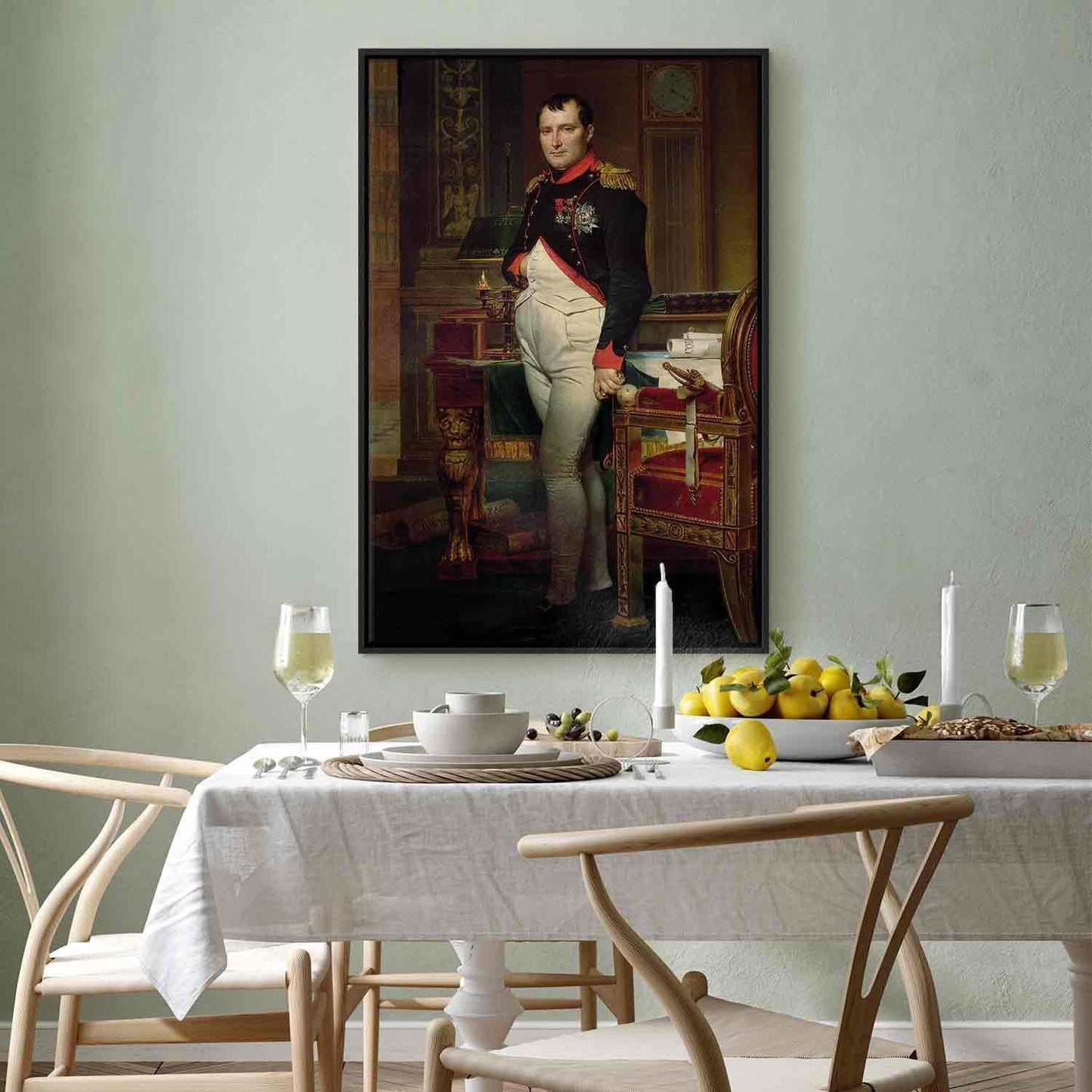 Leinwandbild - Napoleon Bonaparte (Jacques-Louis David) Artgeist