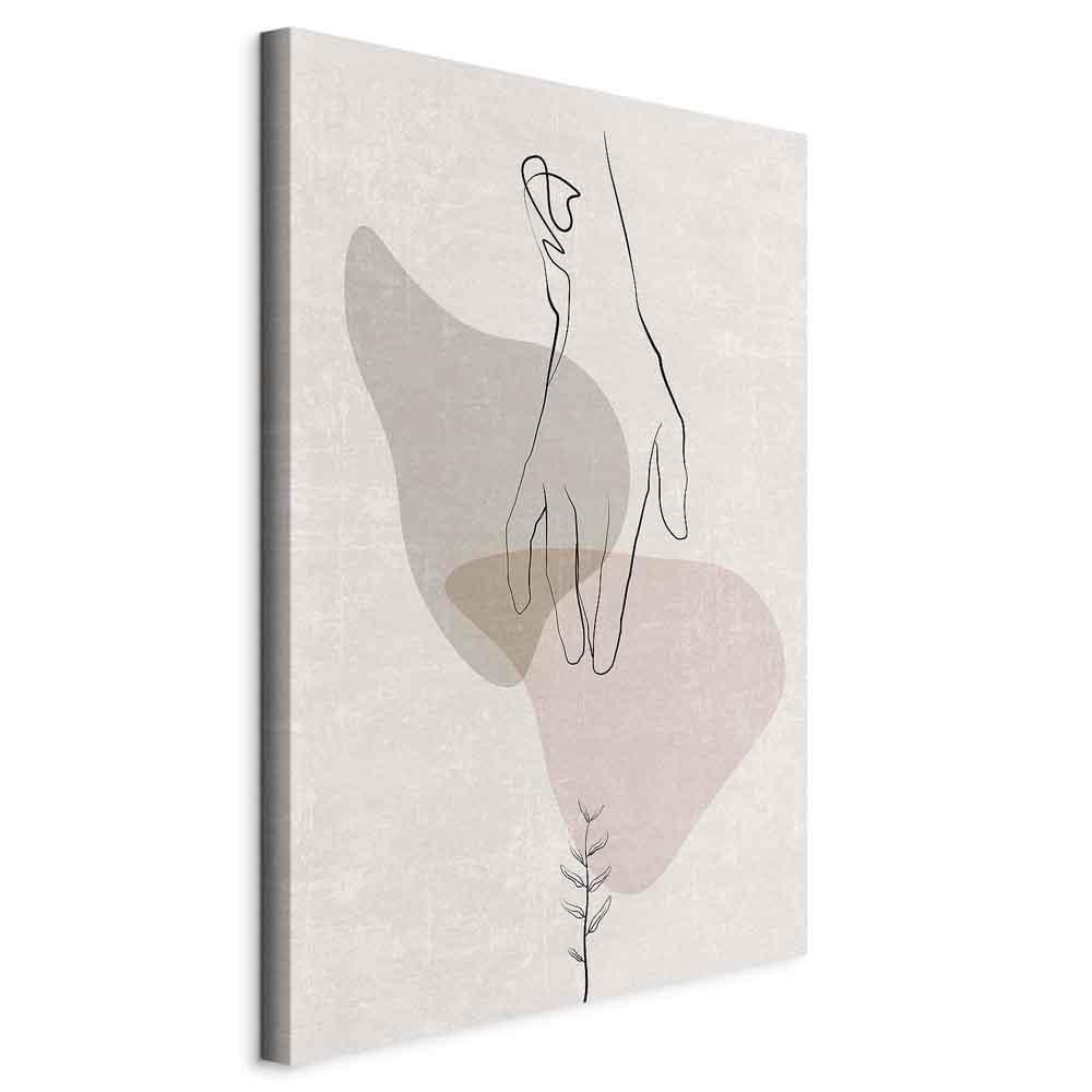 Leinwandbild - Delicate Touch (1 Part) Vertical