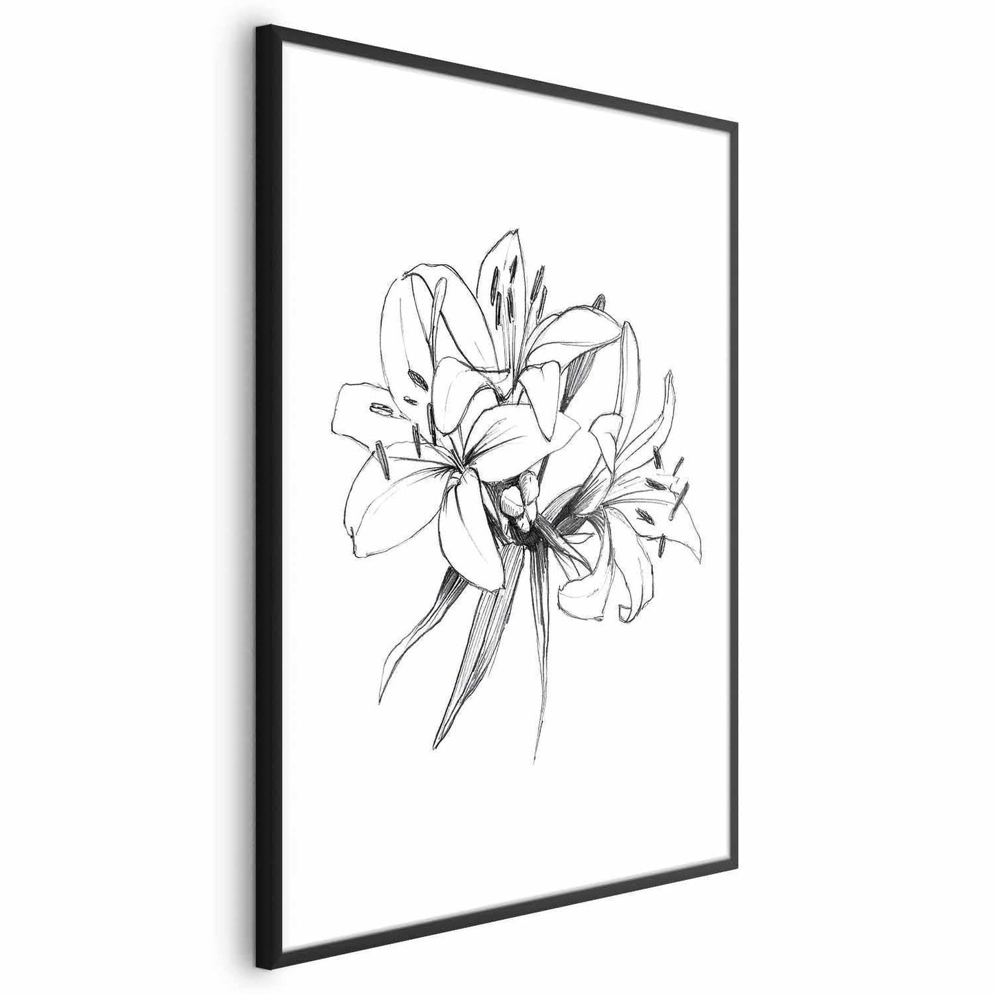Poster - Drawn Flowers Artgeist