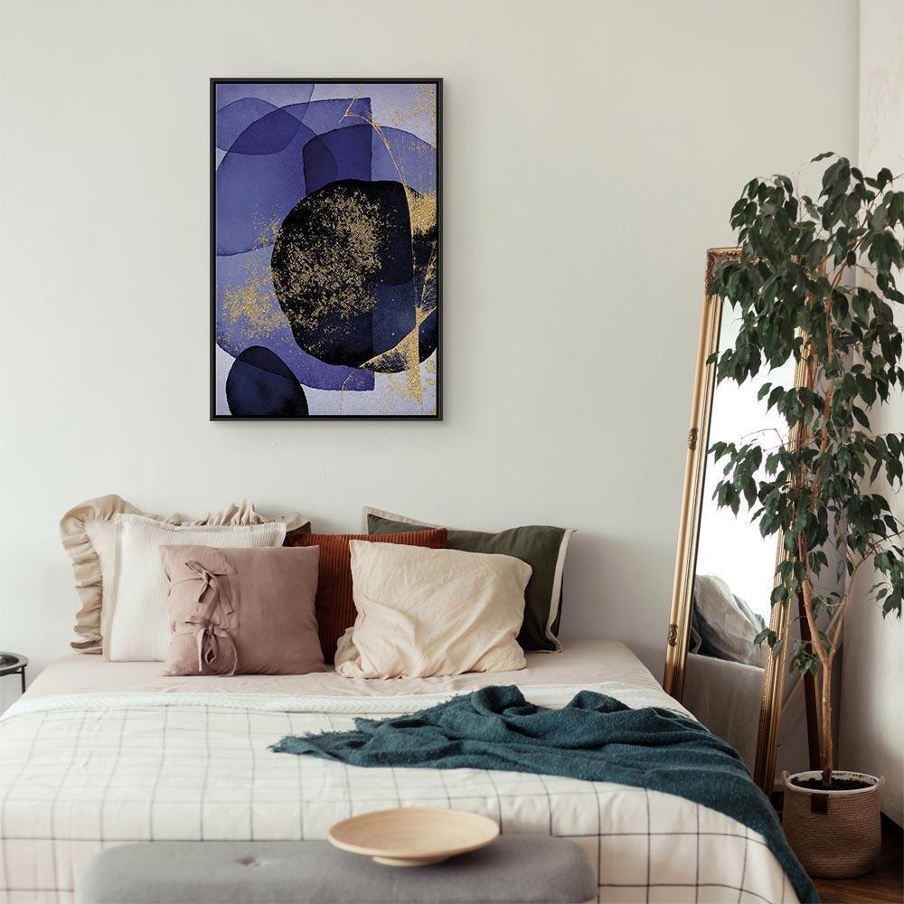 Leinwandbild - Purple Kaleidoscope (1 Part) Vertical