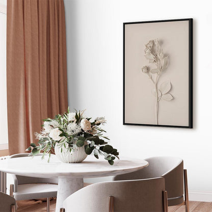 Leinwandbild - Harmonious Rose (1 Part) Vertical