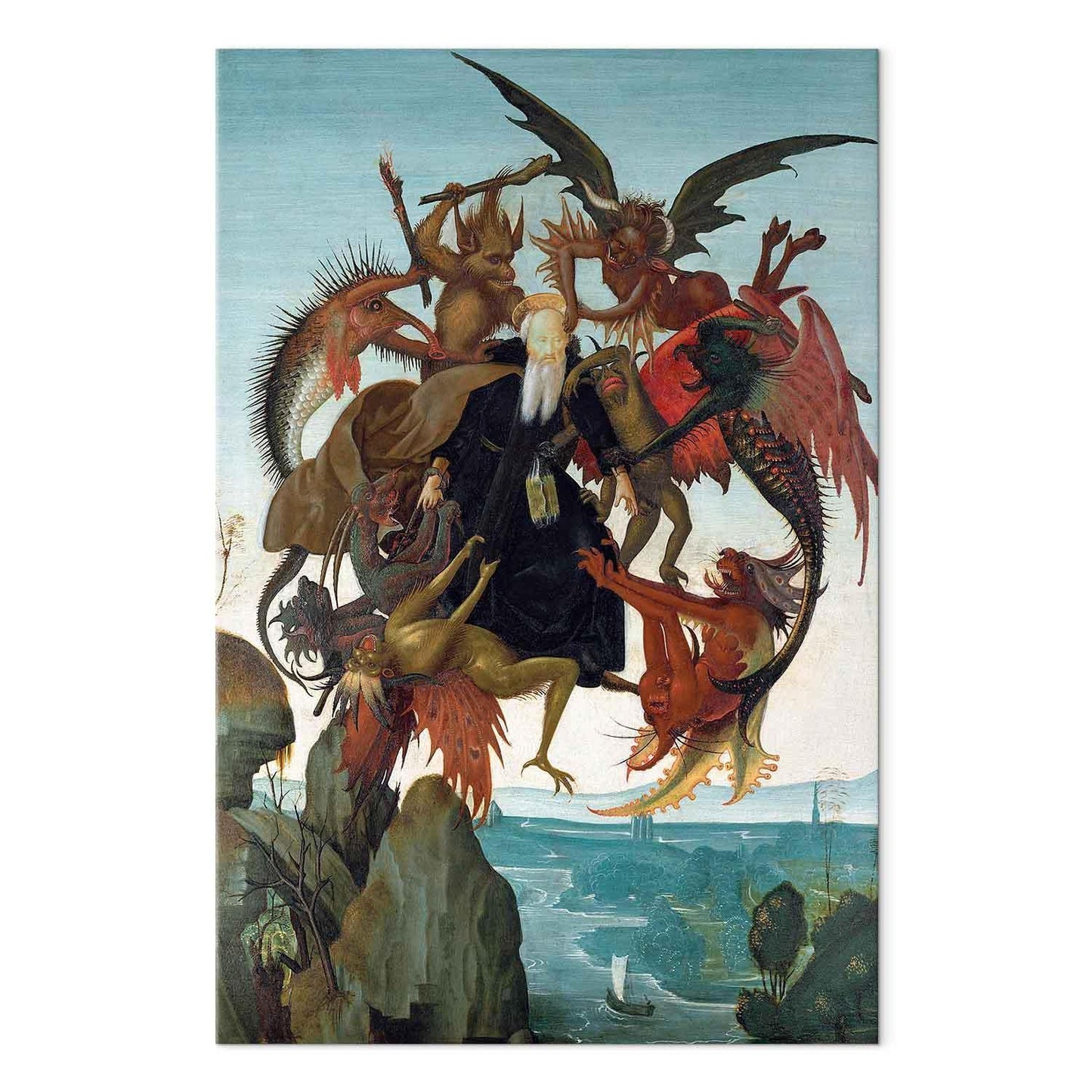 Wandbild XXL - Michelangelo – The Torment of Saint Anthony