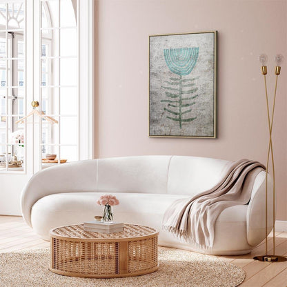 Leinwandbild - Blue Lily (1 Part) Vertical