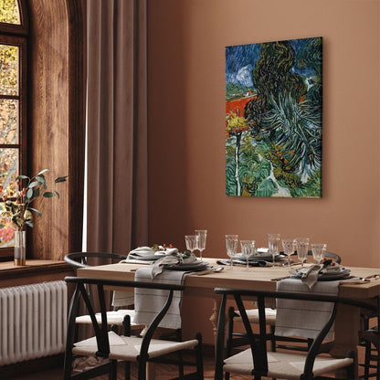Leinwandbild - Vincent Van Gogh – The Garden of Dr Gachet in Auvers