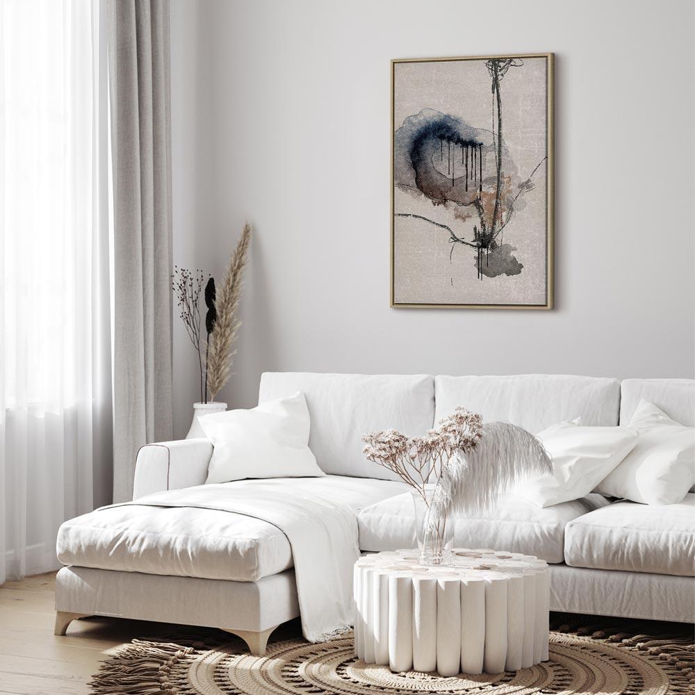 Leinwandbild - Watercolor Stained Glass (1 Part) Vertical