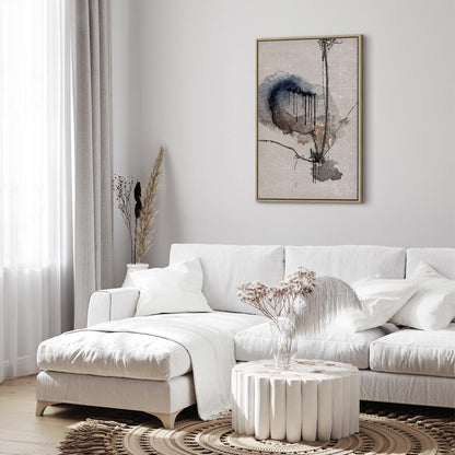 Leinwandbild - Watercolor Stained Glass (1 Part) Vertical