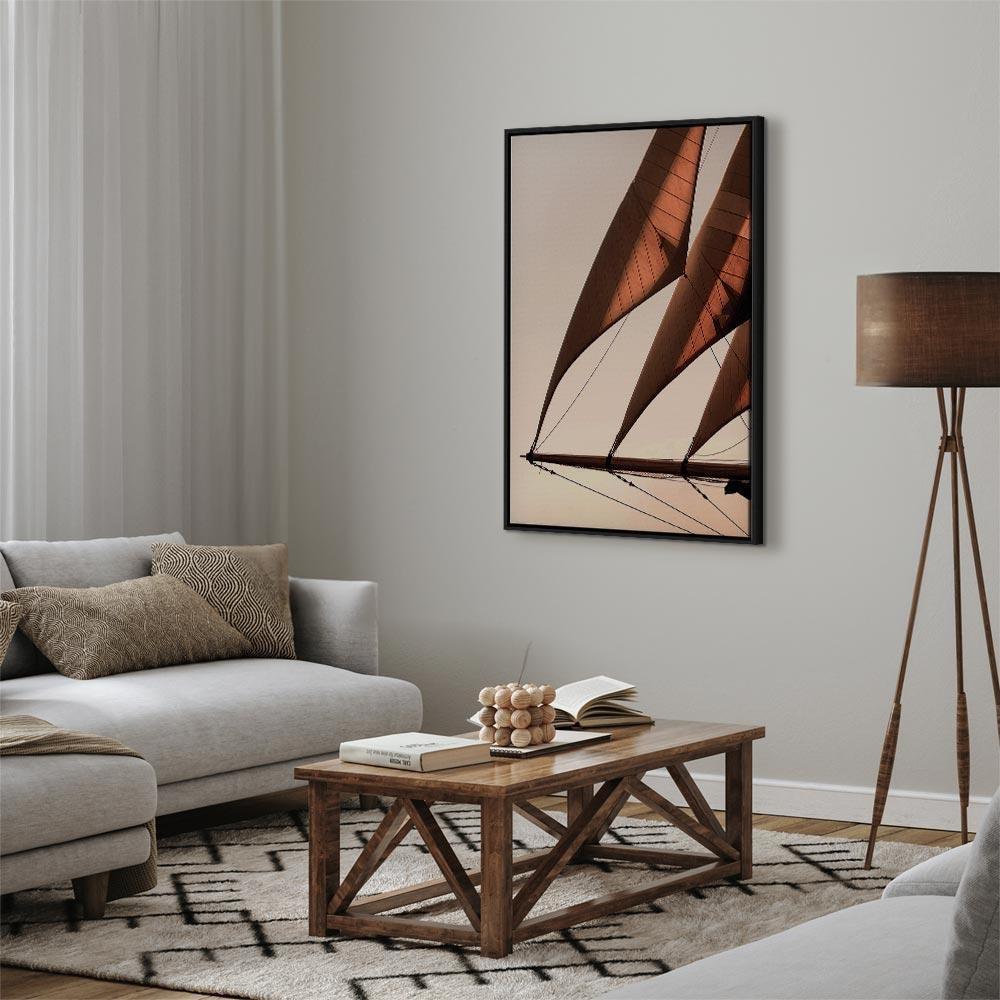 Leinwandbild - Sea Wind (1 Part) Vertical