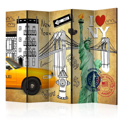 Paravent - One way - New York II Artgeist