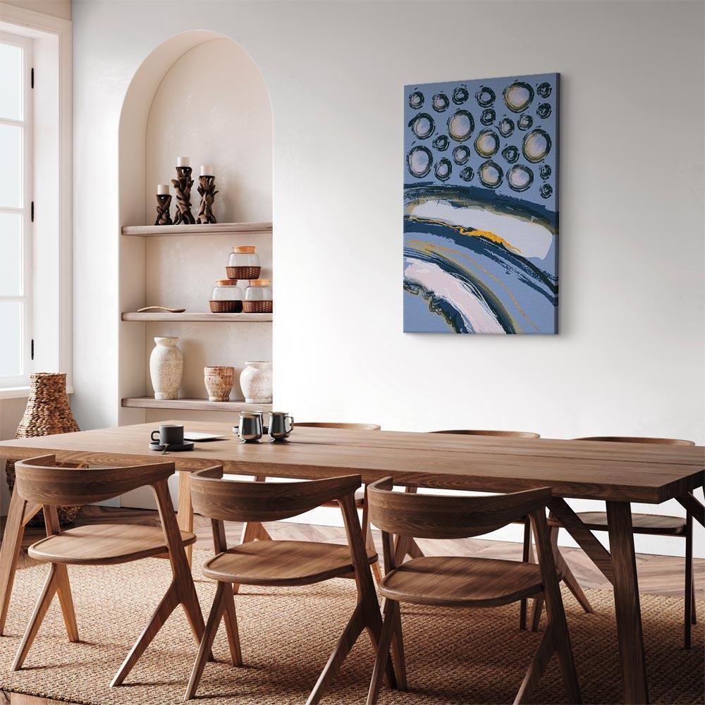 Leinwandbild - Rhythmic Auroras (1 Part) Vertical