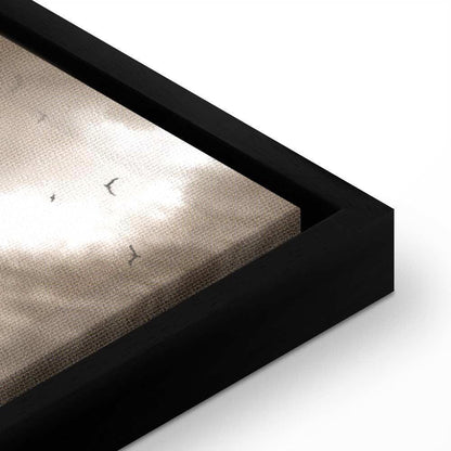 Leinwandbild - Birds in the Clouds (1 Part) Vertical