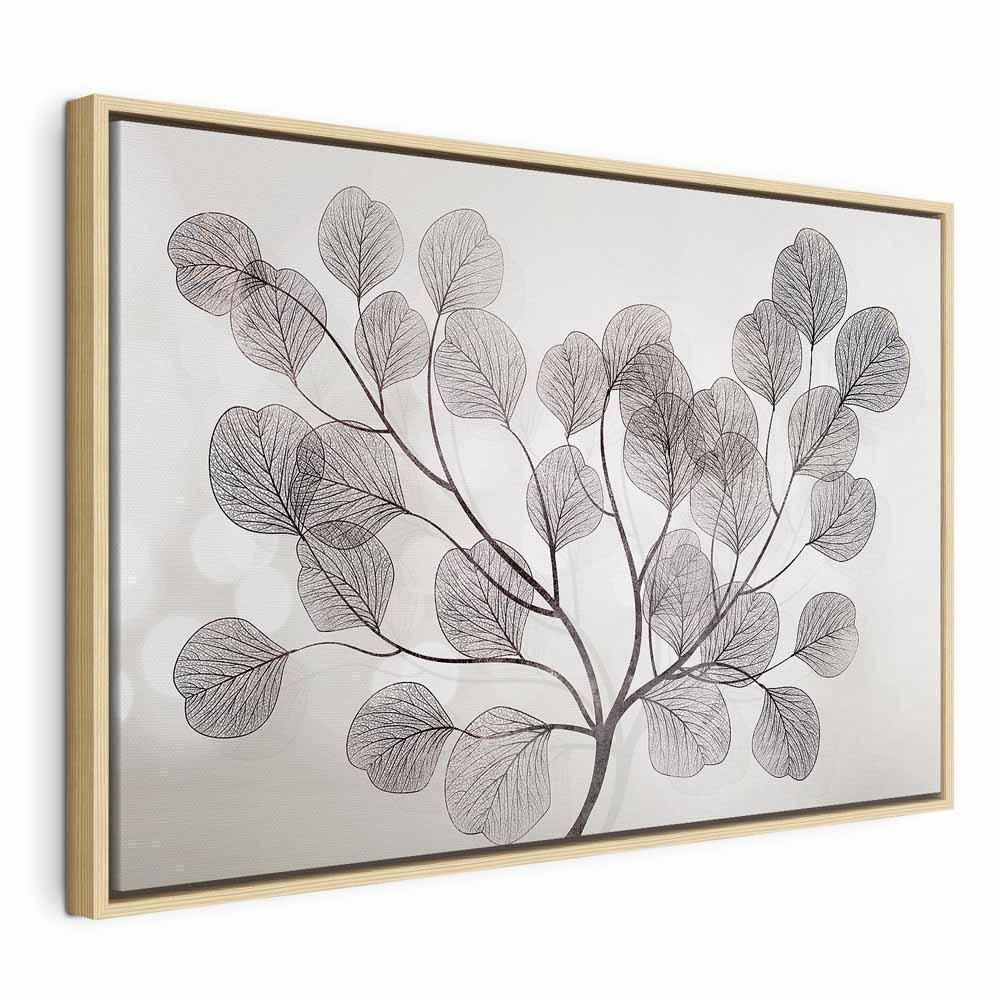 Leinwandbild - Leaves in the Wind (1 Part) Wide