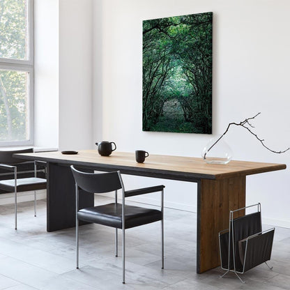 Leinwandbild - Green Pergola (1 Part) Vertical