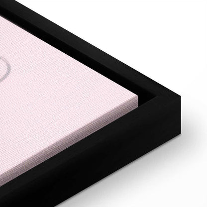 Leinwandbild - Pink Accent (1 Part) Vertical