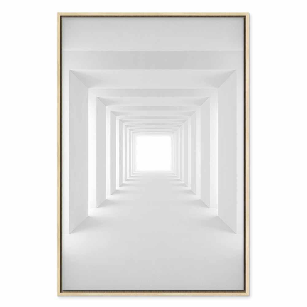 Leinwandbild - Shadow Tunnel (1 Part) Vertical