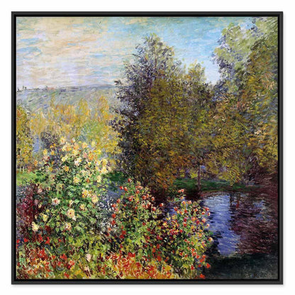Leinwandbild - Claude Monet – Coin de jardin à Montgeron