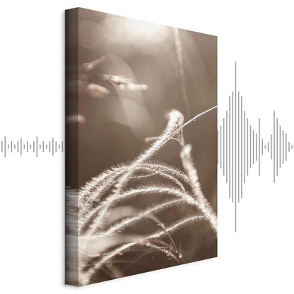 Leinwandbild - Fluffy Grass (1 Part) Vertical