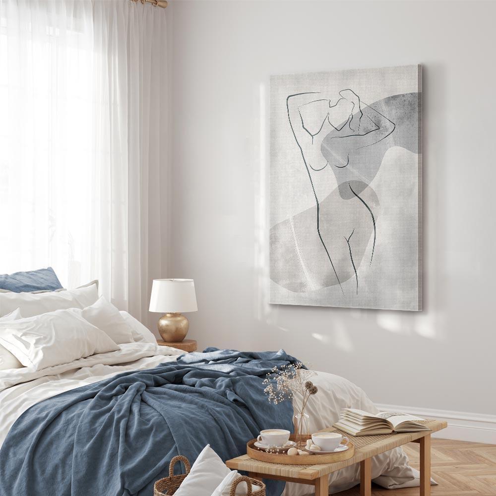 Leinwandbild - Resting Muse (1 Part) Vertical