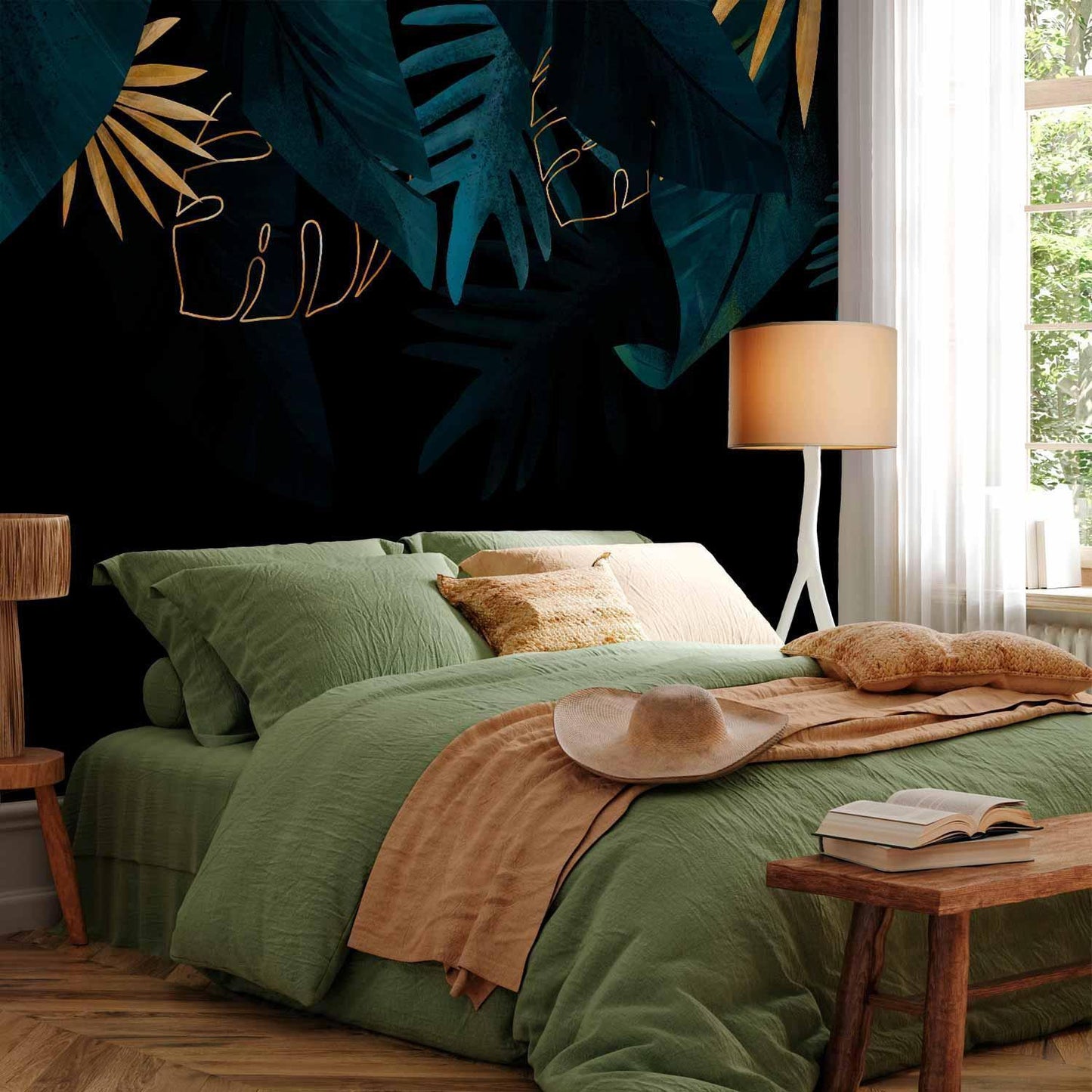 Fototapete - Leaves Composition - Second Variant