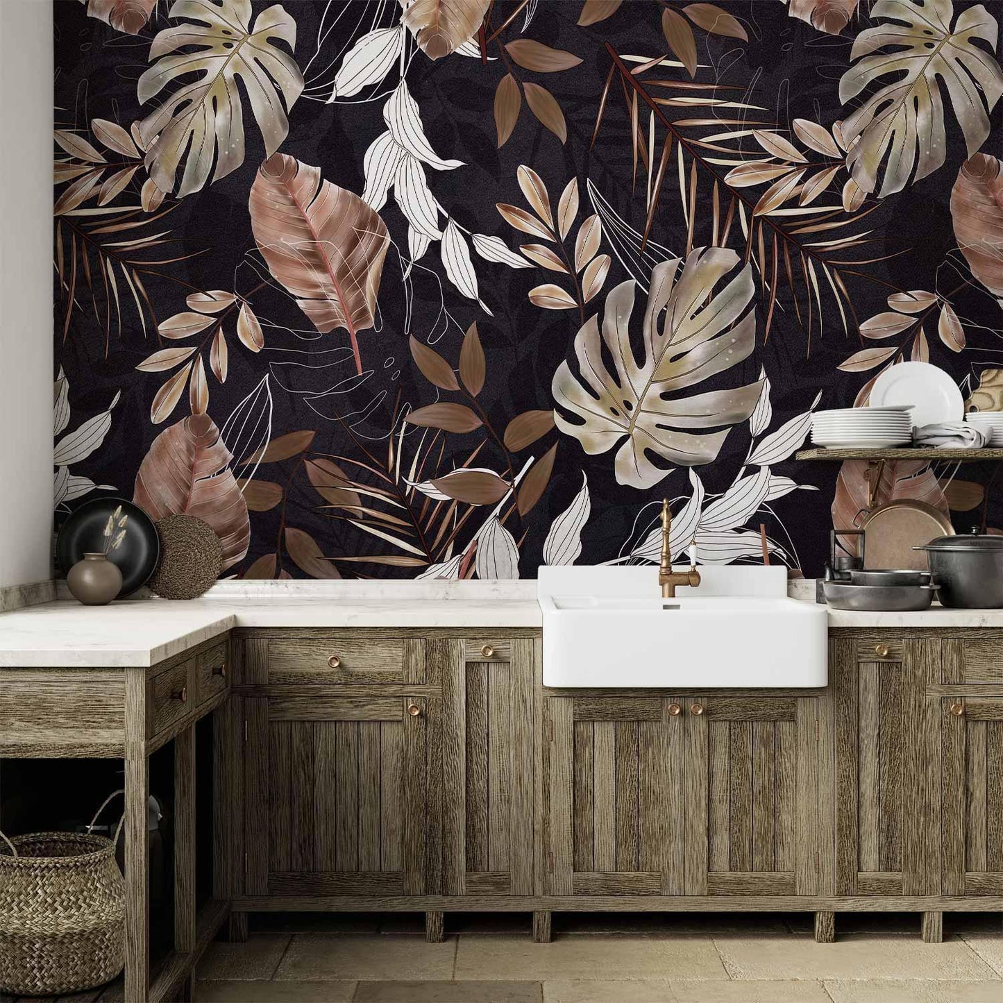 Fototapete - Exotic Postcard - Second Variant