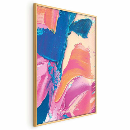 Poster - Colorful Expression - strong contrasts in an energetic composition