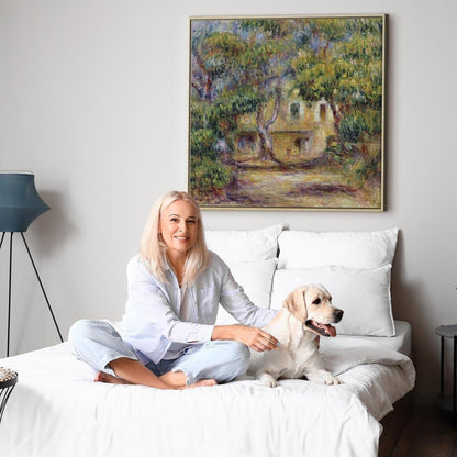 Leinwandbild - Pierre-Auguste Renoir – The Farm at Les Collettes