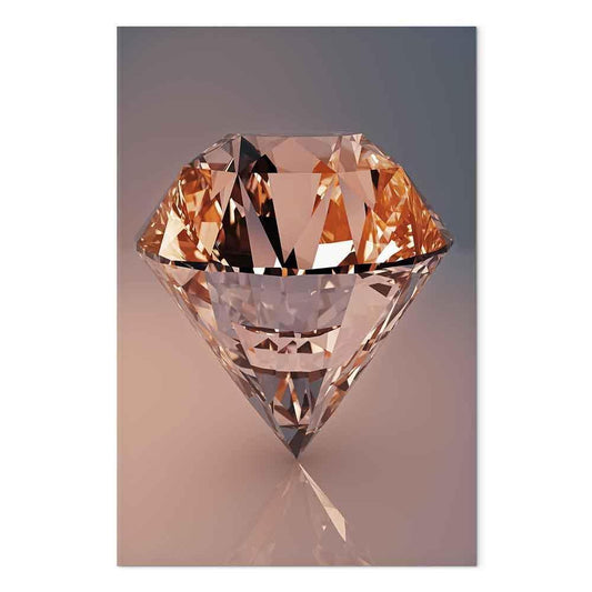 Leinwandbild - Costly Diamond (1 Part) Vertical
