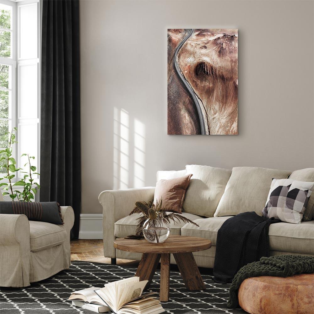 Leinwandbild - Mountain Serpentine (1 Part) Vertical