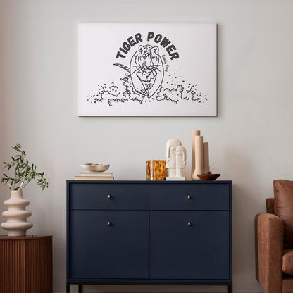Leinwandbild - Tiger Power (1 Part) Wide