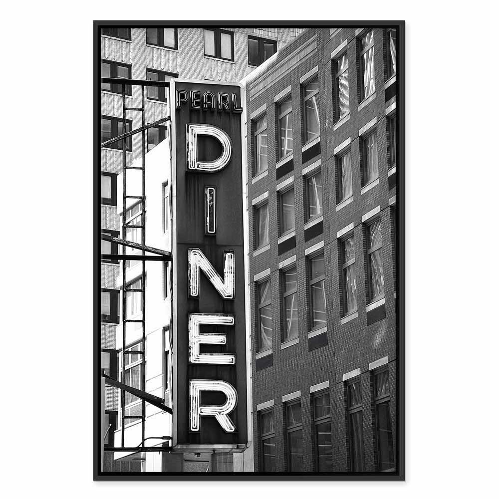 Leinwandbild - New York Neon Sign (1 Part) Vertical