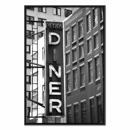 Leinwandbild - New York Neon Sign (1 Part) Vertical