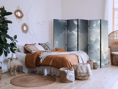 Paravent - Astral Calm: Stars Scattered Above Gentle Clouds Artgeist