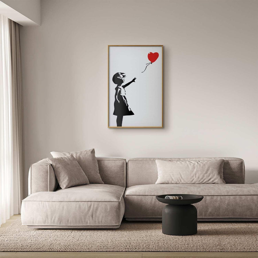 Poster - Girl with a Balloon Artgeist