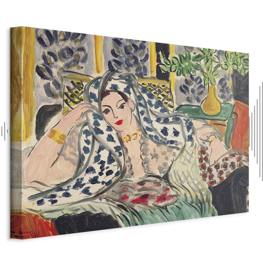 Leinwandbild - Henri Matisse – Odalisque at Fautenuil