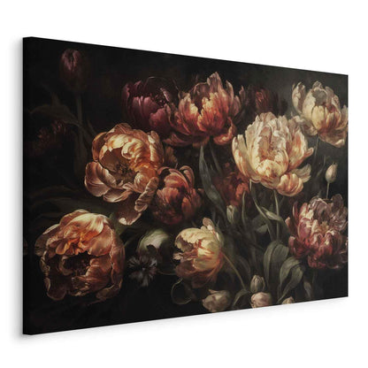 Leinwandbild - Blooming tulips