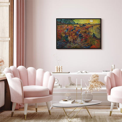 Leinwandbild - Vincent van Gogh – The Red Vineyard