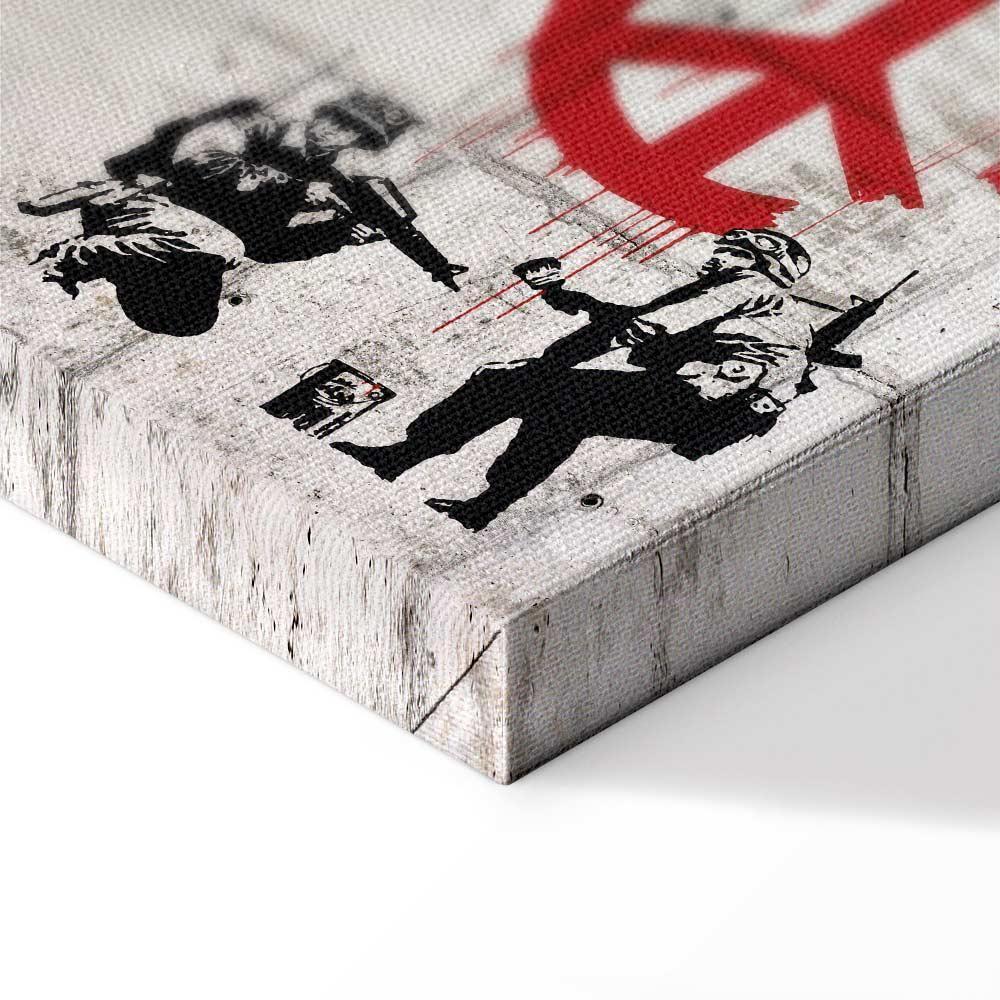 Leinwandbild - Street Crimes: Banksy Art