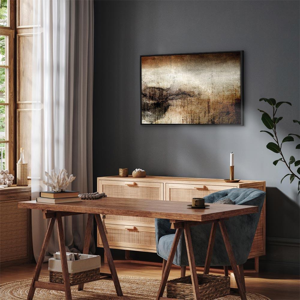 Leinwandbild - Damp Colors (1 Part) Wide