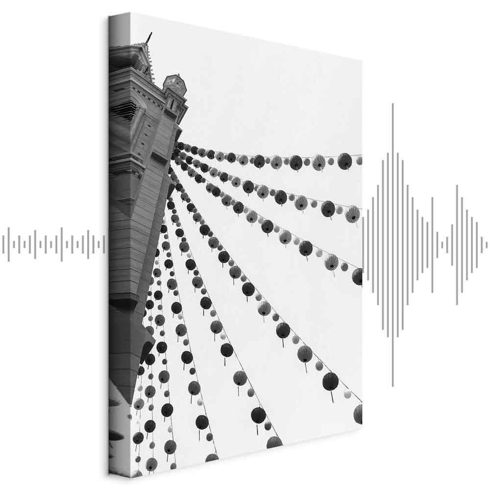 Leinwandbild - Joyful Festival (1 Part) Vertical