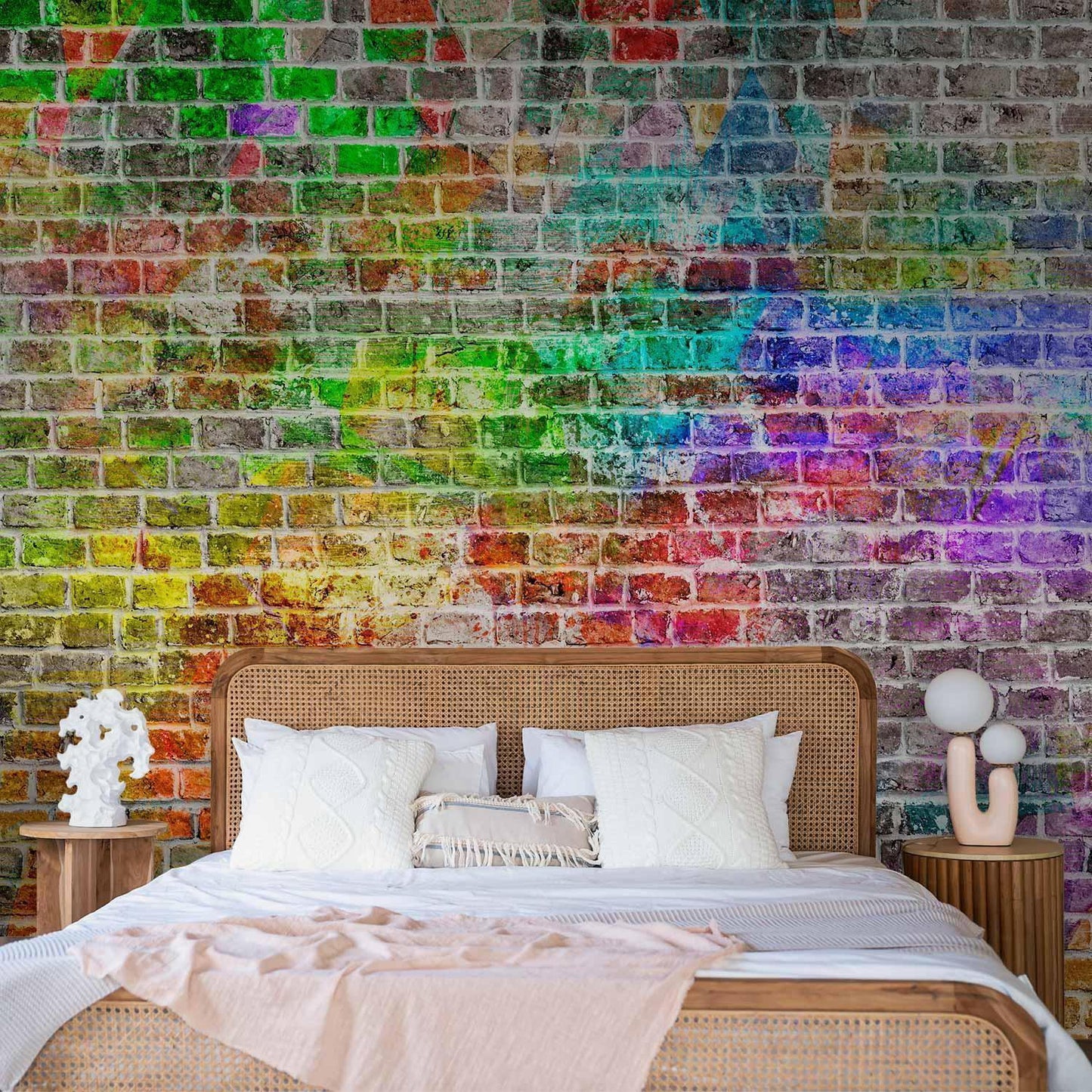 Fototapete - Rainbow Wall
