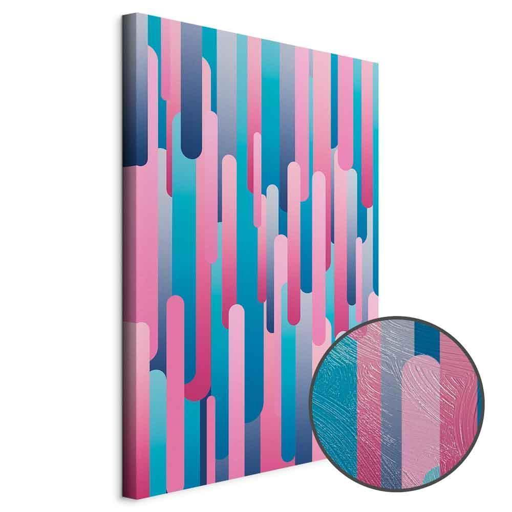 Leinwandbild - Colourful Pistons (1 Part) Vertical