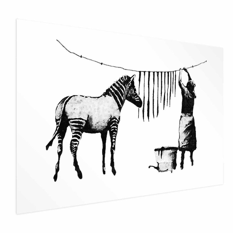 Poster - Banksy: Zebra Washing Artgeist