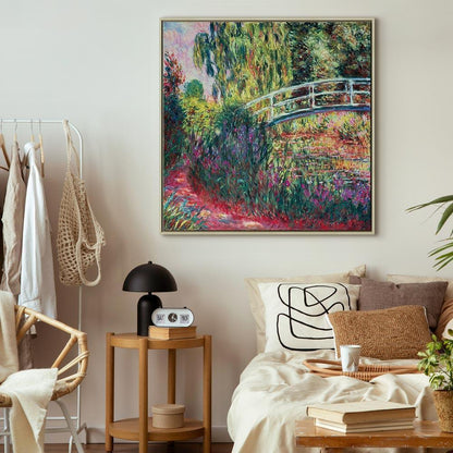 Leinwandbild - Claude Monet – The Japanese Footbridge